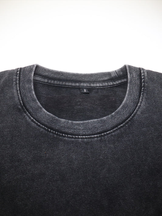 DATA Album FANTASMA | AVC | Snow Washed Oversized Cotton T-Shirt