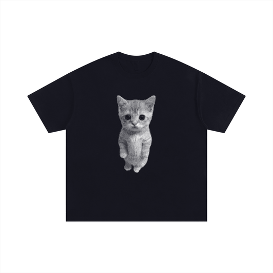 Cat meme (standing cat) Oversized T-Shirt