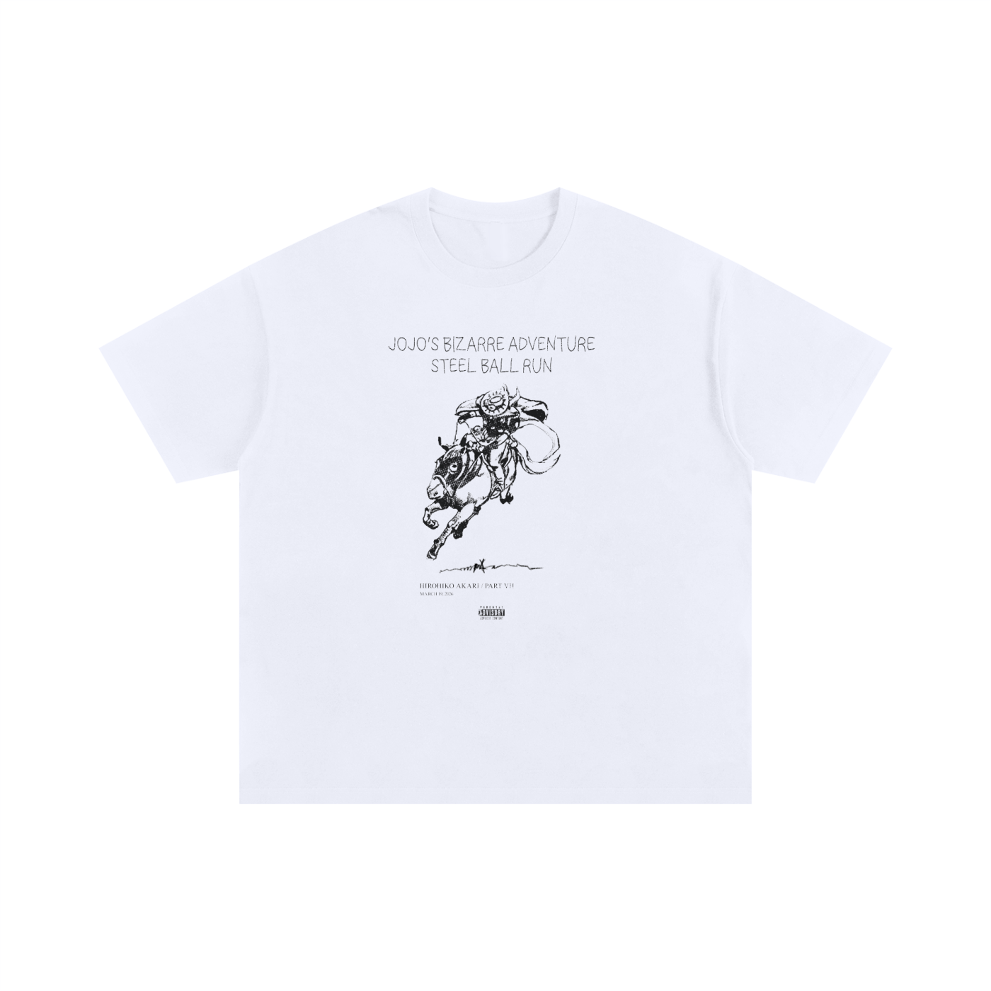 Jojo's SBR x Nadie Sabe Oversized T-Shirt (White)
