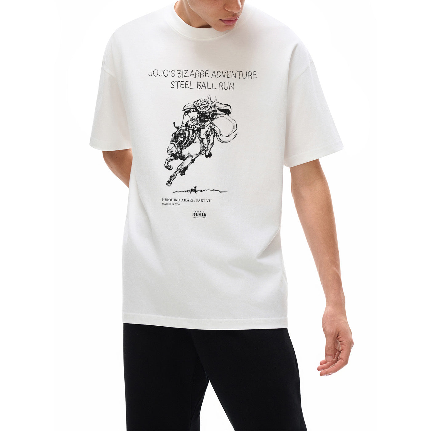 Jojo's SBR x Nadie Sabe Oversized T-Shirt (White)
