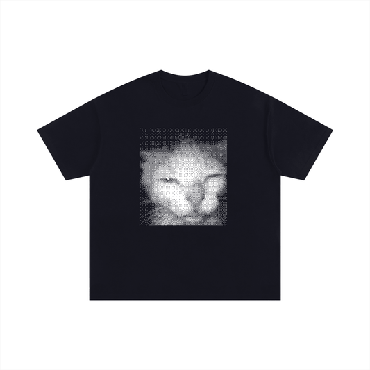 Cat meme (eepy cat) Oversized T-Shirt