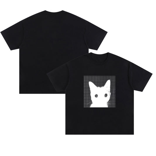 Cat meme (flash cat) Oversized T-Shirt